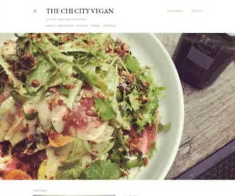 Thechicityvegan.com(The chi city vegan) Screenshot