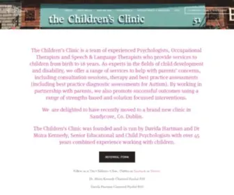 Thechildrensclinic.ie(The Children's Clinic) Screenshot