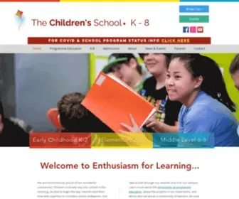 Thechildrensschool.info(Progressive K) Screenshot