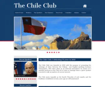 Thechileclub.cl(The Chile Club) Screenshot