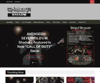 Thechimeramagazine.com(The Chimera Magazine) Screenshot