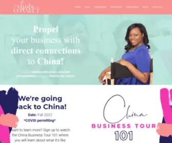 Thechinaconnect.com(The China Connect with Jalona Marie) Screenshot