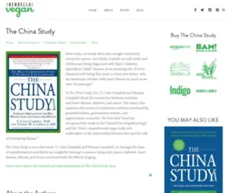 Thechinastudy.com(The China Study) Screenshot