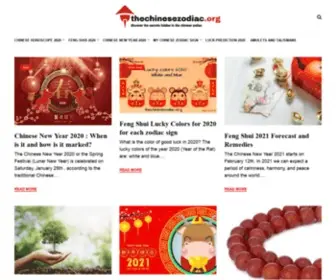 Thechinesezodiac.org(All you need to know about Chinese Astrology) Screenshot