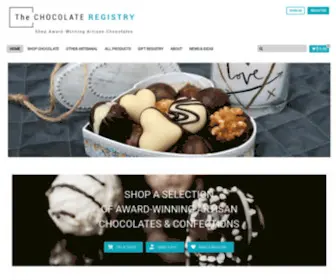 Thechocolateregistry.com(The Chocolate Registry) Screenshot