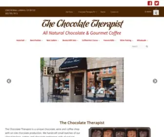 Thechocolatetherapist.com(The Chocolate Therapist) Screenshot