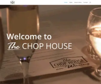 Thechophouseonwaring.com(The Chop House) Screenshot