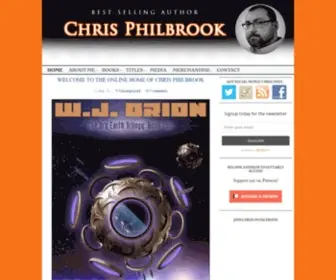 Thechrisphilbrook.com(Chris Philbrook Author) Screenshot