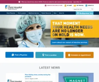 Thechristhospital.com(Providing Exceptional Care to Cincinnati) Screenshot