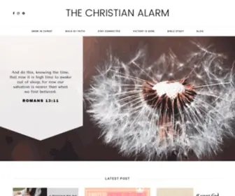 Thechristianalarm.com(The Christian Alarm) Screenshot