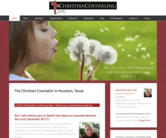 Thechristiancounselor.com(Christian Counseling in Houston Texas) Screenshot