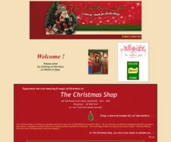 Thechristmasshop.com.au(The Christmas Shop has all you ever wanted for Christmas) Screenshot