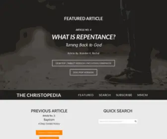 Thechristopedia.com(The christopedia) Screenshot