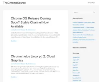 Thechromesource.com(My WordPress Blog) Screenshot