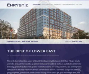 Thechrystie.com(The ChrystieChrystie St) Screenshot