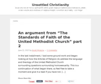 Thechurchofjesuschrist.us(Unsettled Christianity) Screenshot