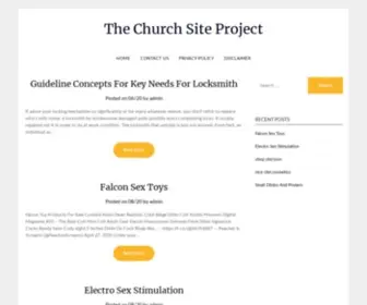 Thechurchsiteproject.com(The Church Site Project) Screenshot