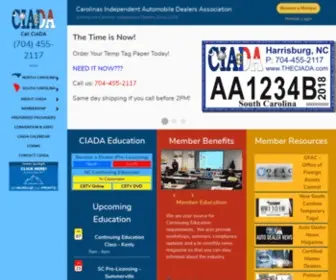 Theciada.com Screenshot