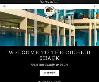 Thecichlidshack.com(The Cichlid Shack) Screenshot