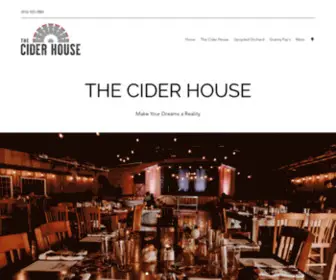 Theciderhouseevents.com(The Cider House) Screenshot