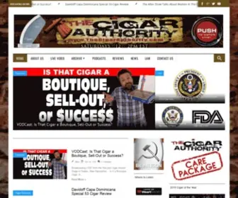 Thecigarauthority.com(VODCast, Podcast, Cigar Blog) Screenshot