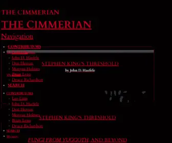 Thecimmerian.com(The Cimmerian) Screenshot