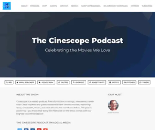 Thecinescopepodcast.com(The Cinescope Podcast) Screenshot