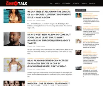 Thecinetalk.com(The CineTalk) Screenshot