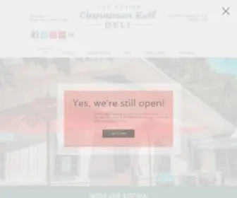 Thecinnamonrolldeli.com(Devine CRD) Screenshot