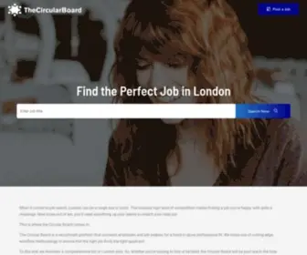 Thecircularboard.com(Jobs in London) Screenshot