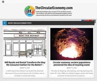 Thecirculareconomy.com(The Circular Economy The World's #1 Largest Site for News) Screenshot