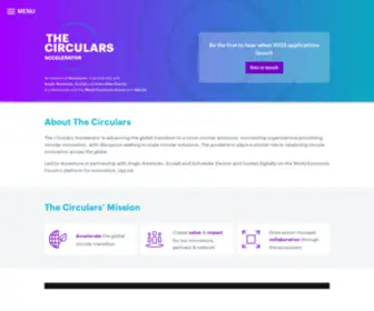 Thecirculars.org(The Circular Economy Awards) Screenshot