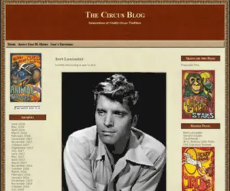 Thecircusblog.com(The Circus Blog) Screenshot