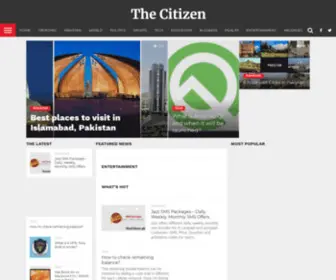 Thecitizen.pk(The Citizen) Screenshot