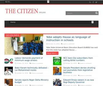 Thecitizenng.com(Nigeria's leading online newspaper) Screenshot