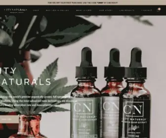 Thecitynaturals.com(City Naturals CBD) Screenshot