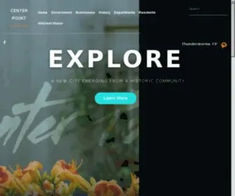 Thecityofcenterpoint.org(Center Point) Screenshot