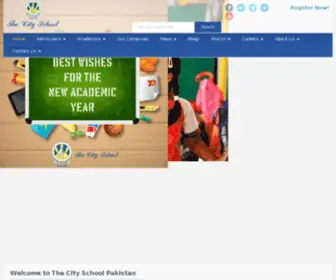 Thecityschools.edu.pk(The City School) Screenshot