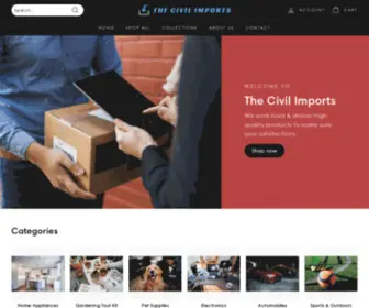 Thecivilimports.com(The Civil Imports) Screenshot