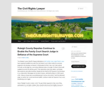 Thecivilrightslawyer.com(The Civil Rights Lawyer) Screenshot