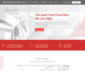 Thecj.com(Construction Journal) Screenshot