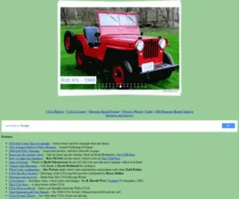 Thecj2Apage.com(Everything about the Willys CJ2A Jeep) Screenshot