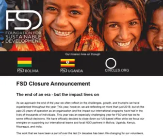 Theclarencefoundation.org(Foundation for Sustainable Development) Screenshot