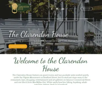 Theclarendonhouse.com(Online Hotel Booking in Provincetown) Screenshot