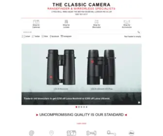 Theclassiccamera.com(Rangefinder & Mirrorless Camera Specialists) Screenshot