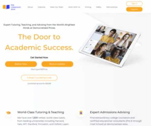Theclassroomdoor.com(The Classroom Door) Screenshot