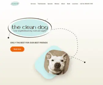 Thecleandog.com(The Clean Dog) Screenshot