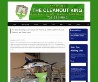 Thecleanoutking.com(Expert Estate Sales Tampa) Screenshot