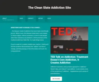 Thecleanslate.org(Addiction) Screenshot