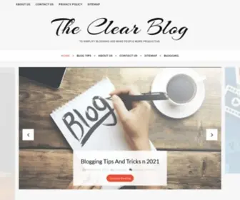 Theclearblog.com(The Clear Blog) Screenshot